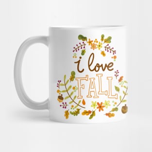 I Love Fall Mug